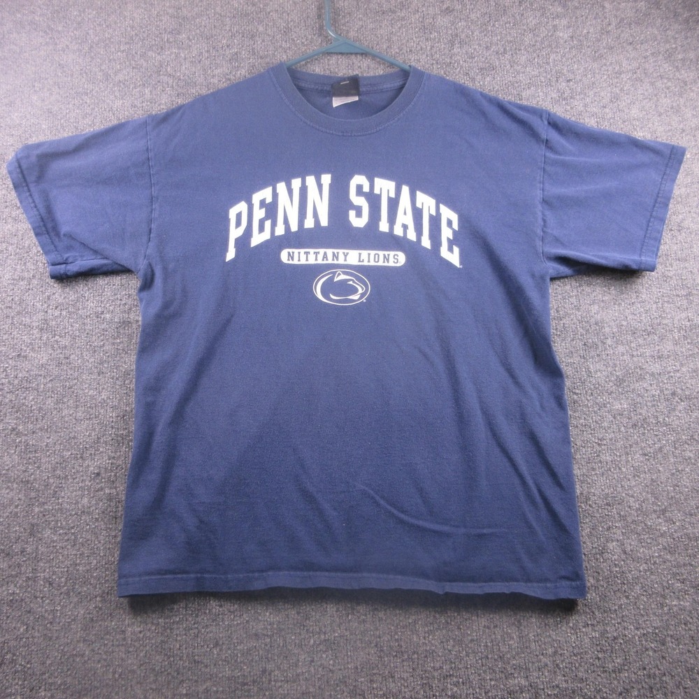 Penn State Nittany Lions Shirt Mens Large Blue NCAA Football Old Varsity‎ Brand
